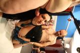 Elina enjoying multiple cocks scene photo 6