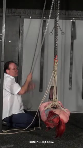 Suspended bondage porn reel