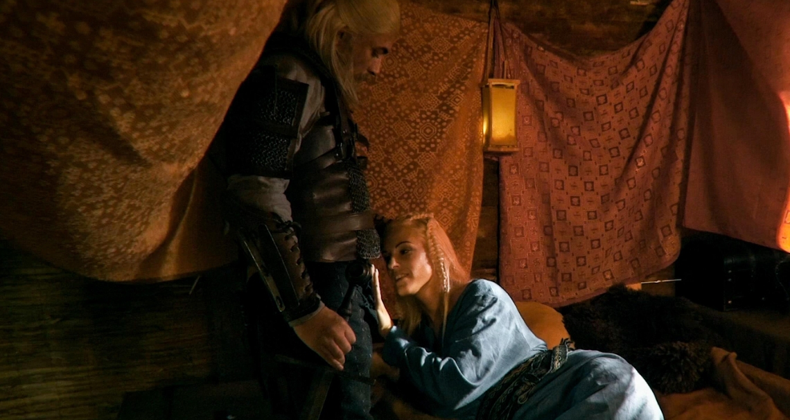 Blonde seduced by returning knight  poster