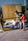 Whipping lesbians scene photo 2