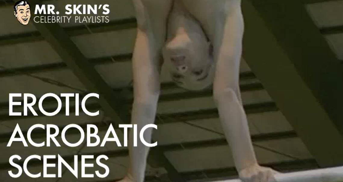 Erotic acrobatic scenes