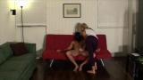 Kelly Turns Him Into a Cock Sucker with a Handjob scene photo 5