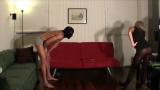 Nut Bust Game in Black Tights scene photo 4