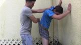 Tristan Gets Wedgied by His Neighbor scene photo 8