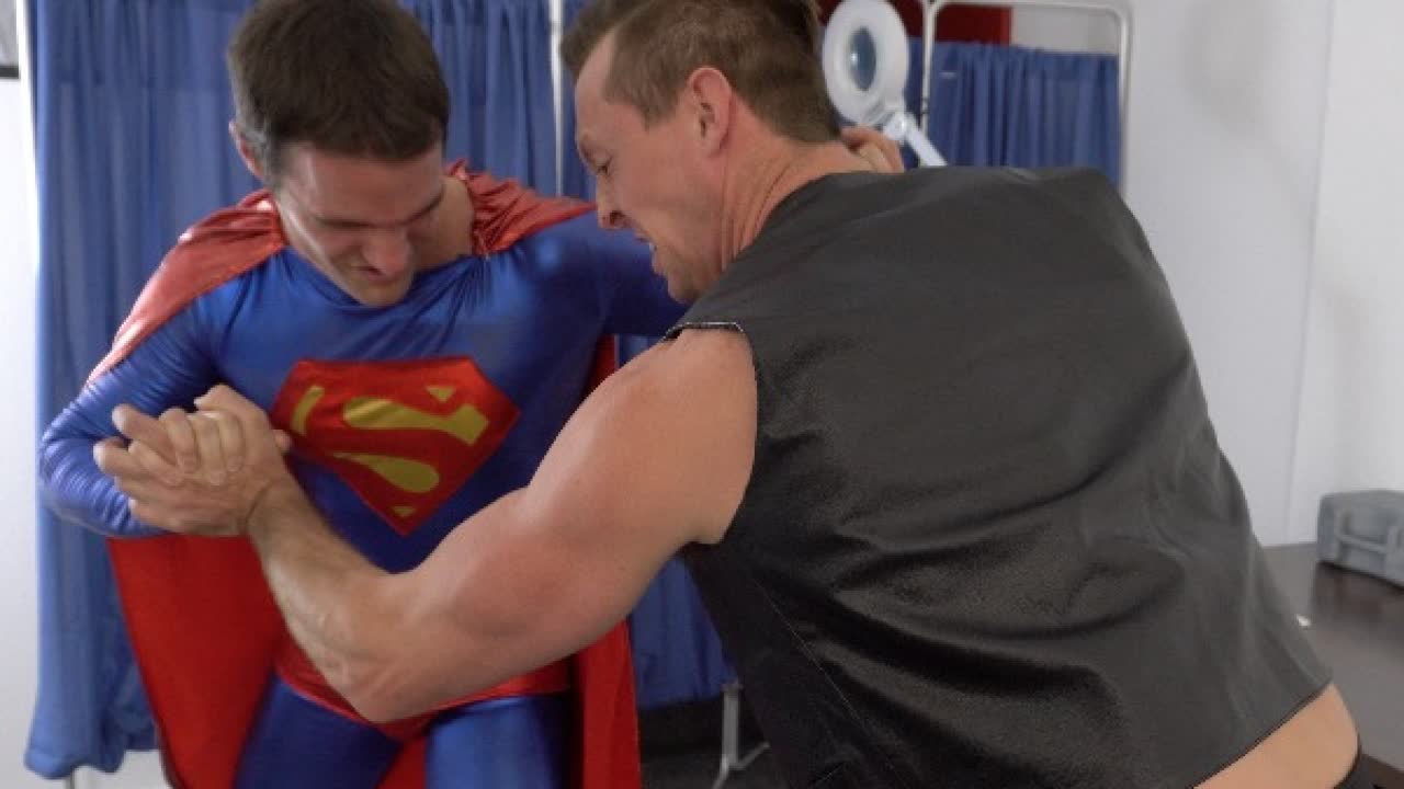 Superman vs Alpha Stud