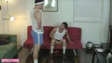 Ballbusting Yoga Instructor scene photo 5