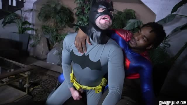 Fetish porn video - Superman fucking Batman