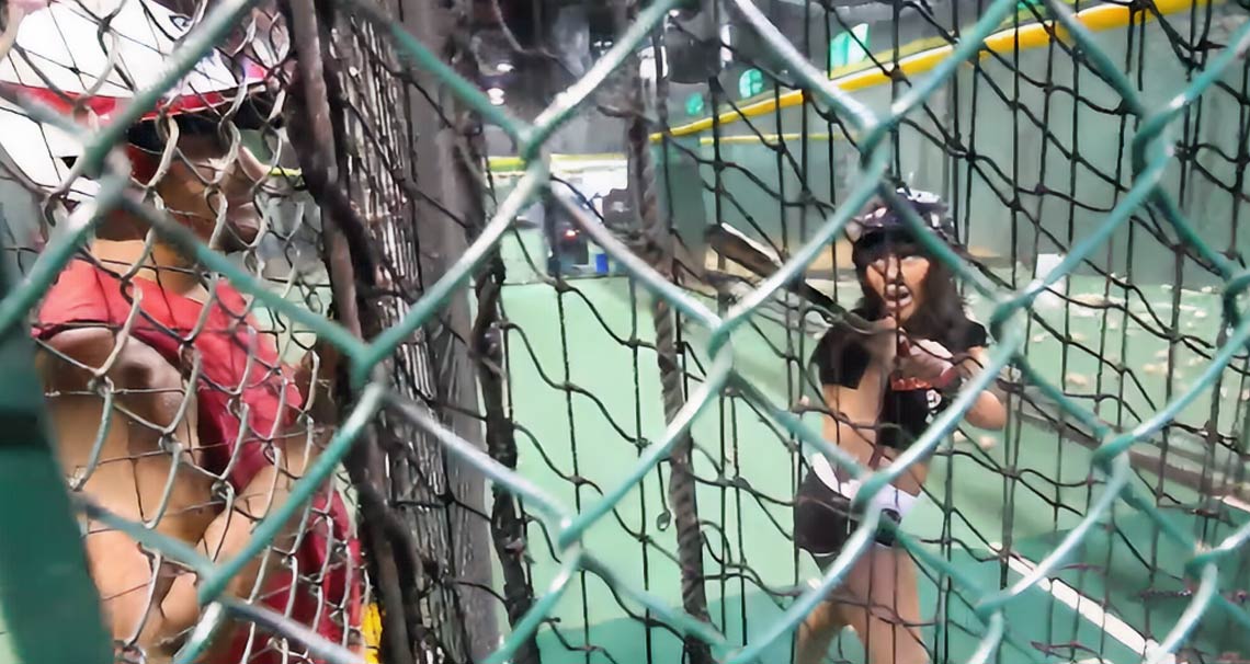 AdultPrime Big booty black girl Jayla Foxx gets fucks a meaty cock at the batting cages movie cover