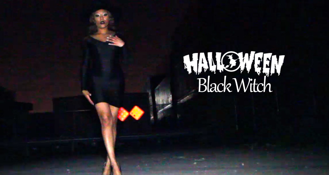 Witch Jayla Foxx fucked on Halloween