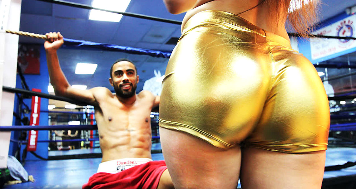 Alexis Rodriguez and Jayla Foxx Get Fucked in Boxing Ring