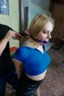 Nikki Kiddle is tied up and whipped scene photo 2