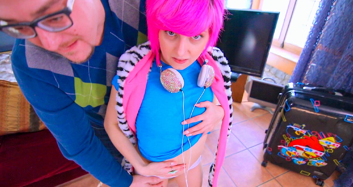 Daddy's best friend is teaching me anal 