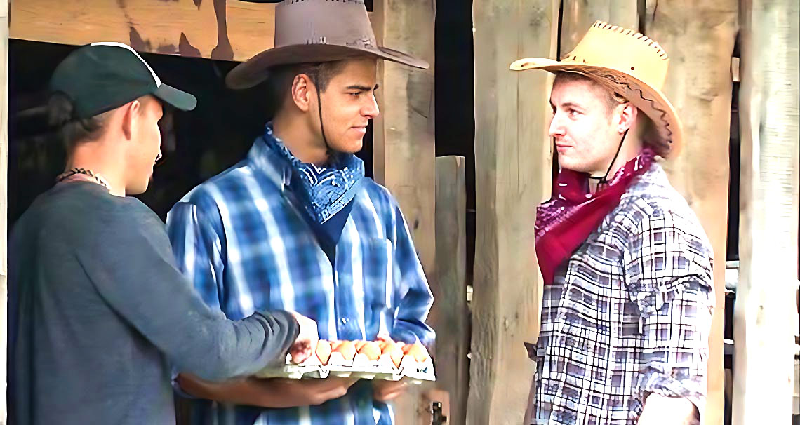 Lumberjacks threesome at RawEuro