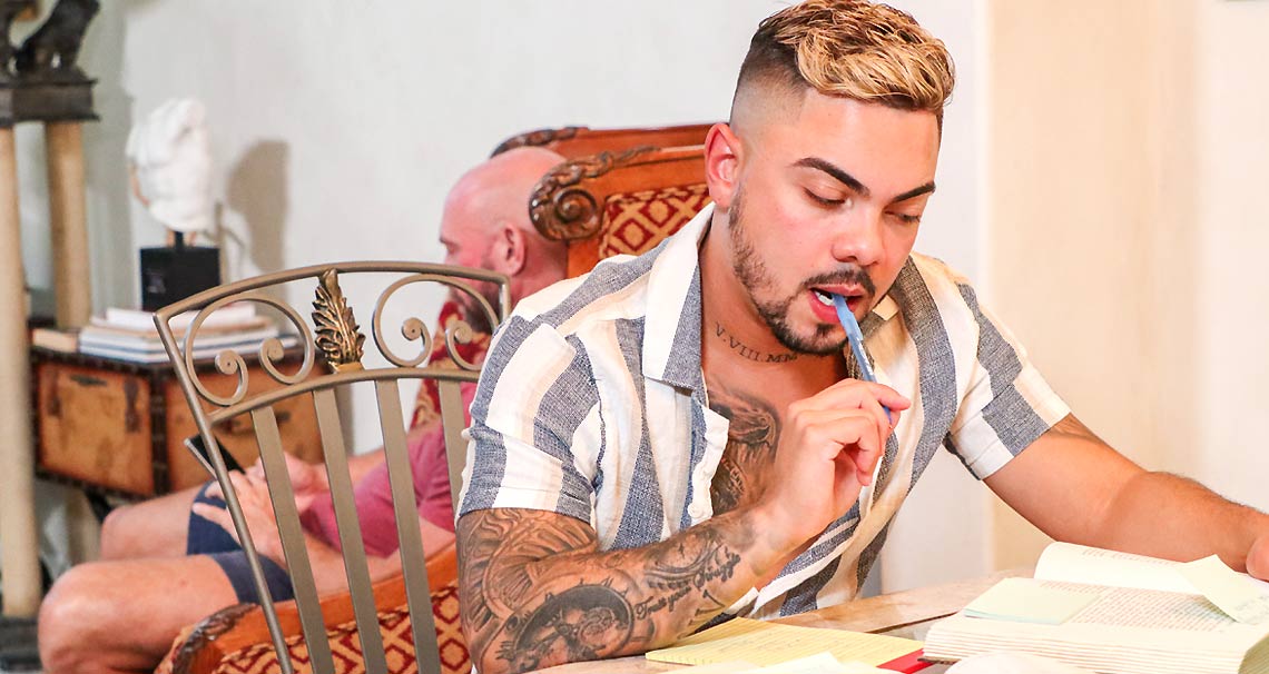 Blowjob studies at ManUpFilms