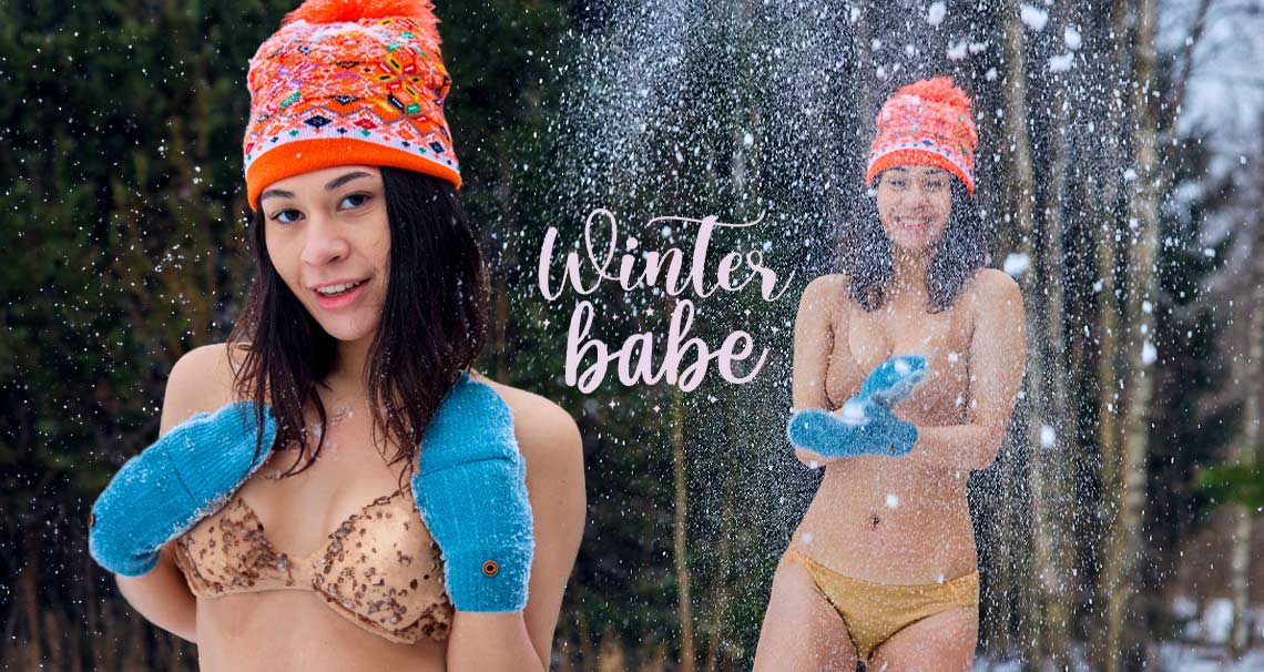 Roxy turns frosty fun into fiery cum