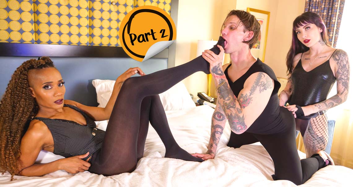 Jasmine and Charlotte get a hooker Part 2