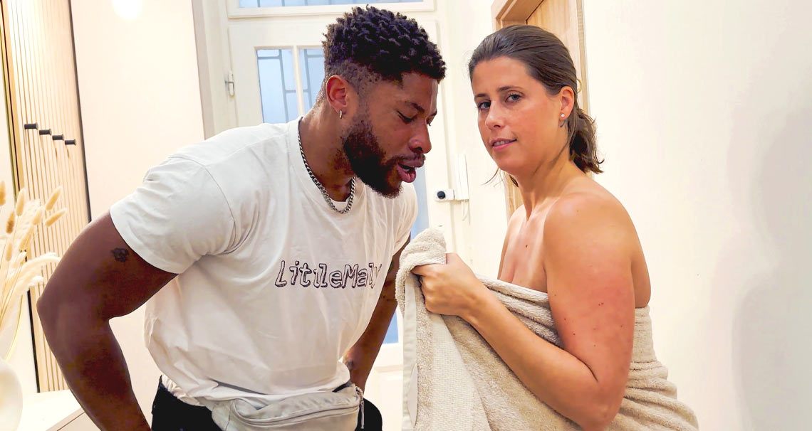 Getting a full fuck treatment poster