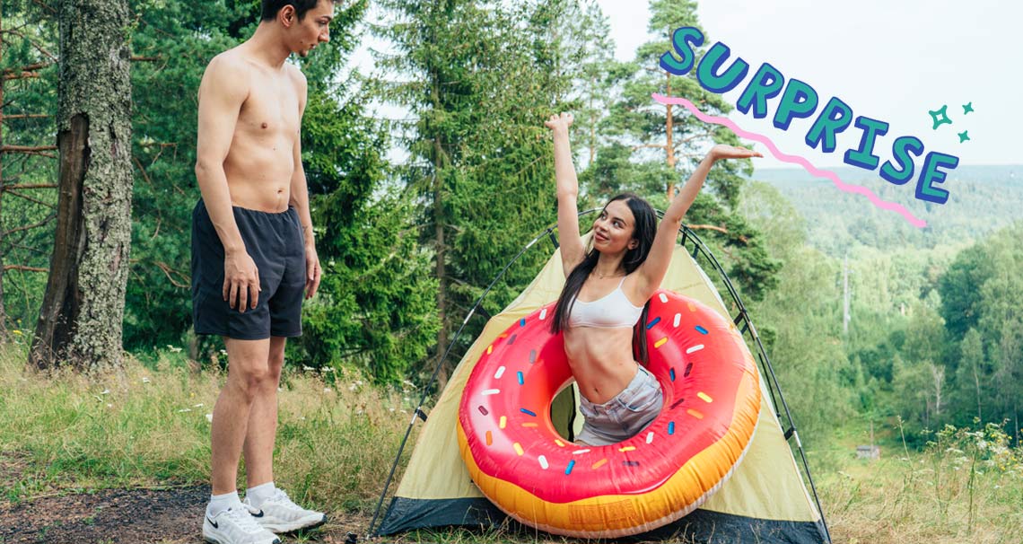 From camping to fucking 