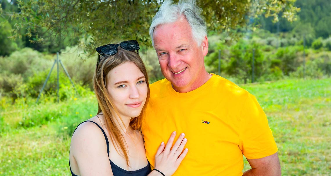 Cute Maya Sinn fucks old Paul Jones
