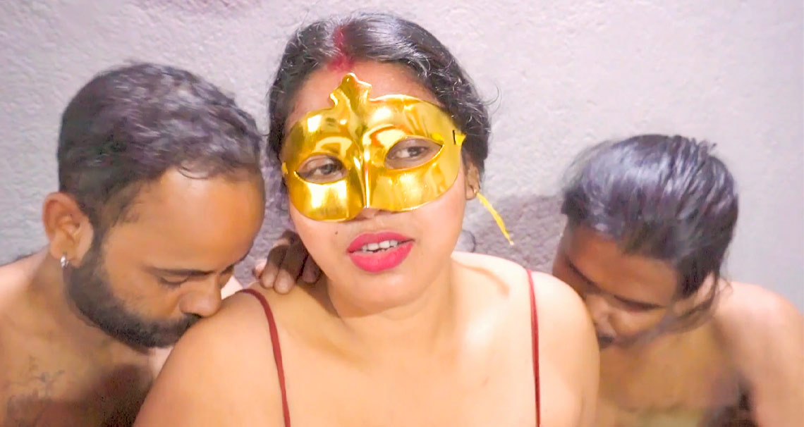 Chubby Indian milf duo dicked