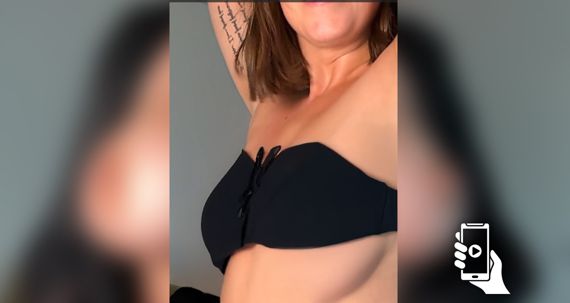 Slowmo bouncing boobs poster