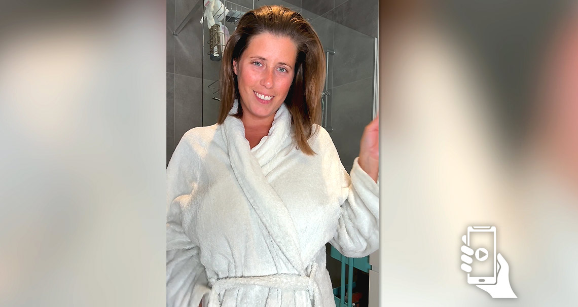 Join my morning shower routine poster