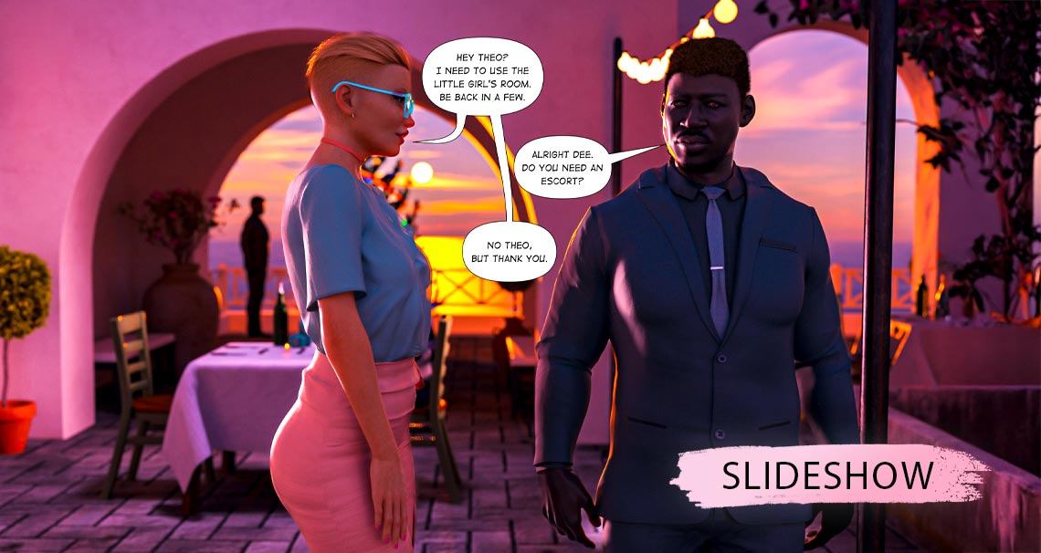 A Christmas date-comic