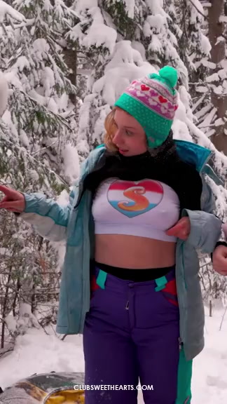 Naked in the Snow porno reel