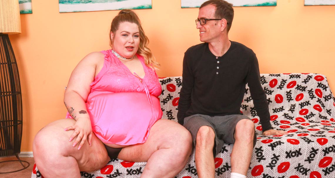 Eager BBW cutie takes a hard cock