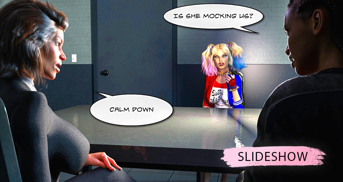 Marli under security-comic