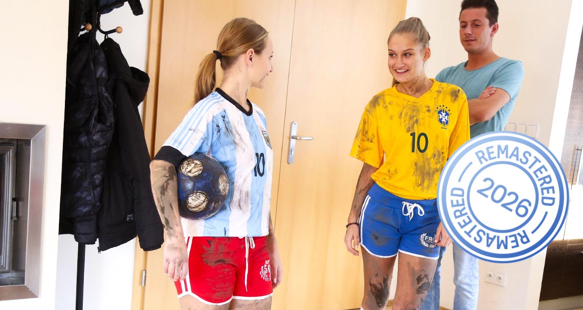 Naughty soccer girls