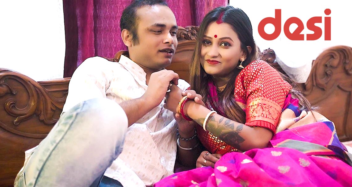 Busty lady with a bindi gets loved
