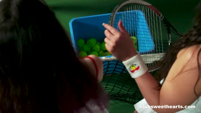 Sex with the tennis teacher, Club Sweethearts, Foursome video thumbnail