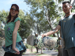 Latoya and Her Skateboard Hero