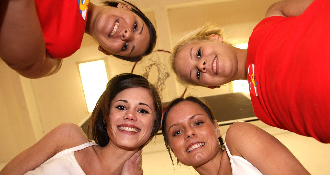All nude basketball team