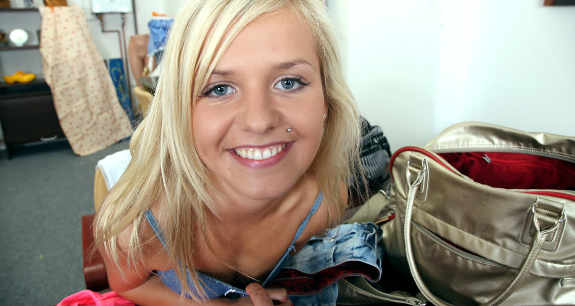 Cute Blonde Bella Gets Fucked POV