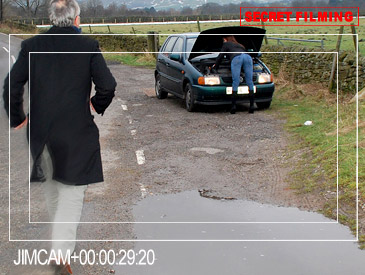 Approach with secret camcorder Approach with secret camcorder