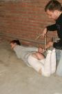 Emma hogtied mouthstuffed tapegagged scene photo 7