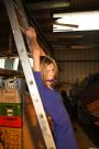 Irena tied to ladder ballgagged titgrabbed scene photo 5