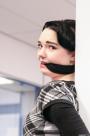 Office chick cuffed and cleavegagged scene photo 7