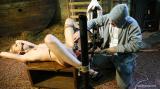 Bound ballgagged whipped vibed dildoed scene photo 8