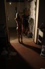 Blonde babe hardtied ballgagged tit-grabbed scene photo 4
