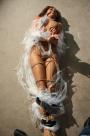 Kayla Bound Gagged And Wrapped In Plastic scene photo 10