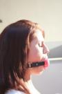 Damsel In Distress Chair-tied Ballgagged scene photo 9