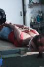 Kirsten Hogtied Cleavegagged Forklifted scene photo 8