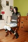 Leyla Chair-tied Cleavegagged scene photo 9