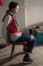 Steffi chair-tied ballgagged scene photo 5