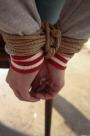 Steffi chair-tied ballgagged scene photo 9