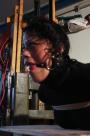 Steffi hogtied ballgagged forklifted scene photo 7