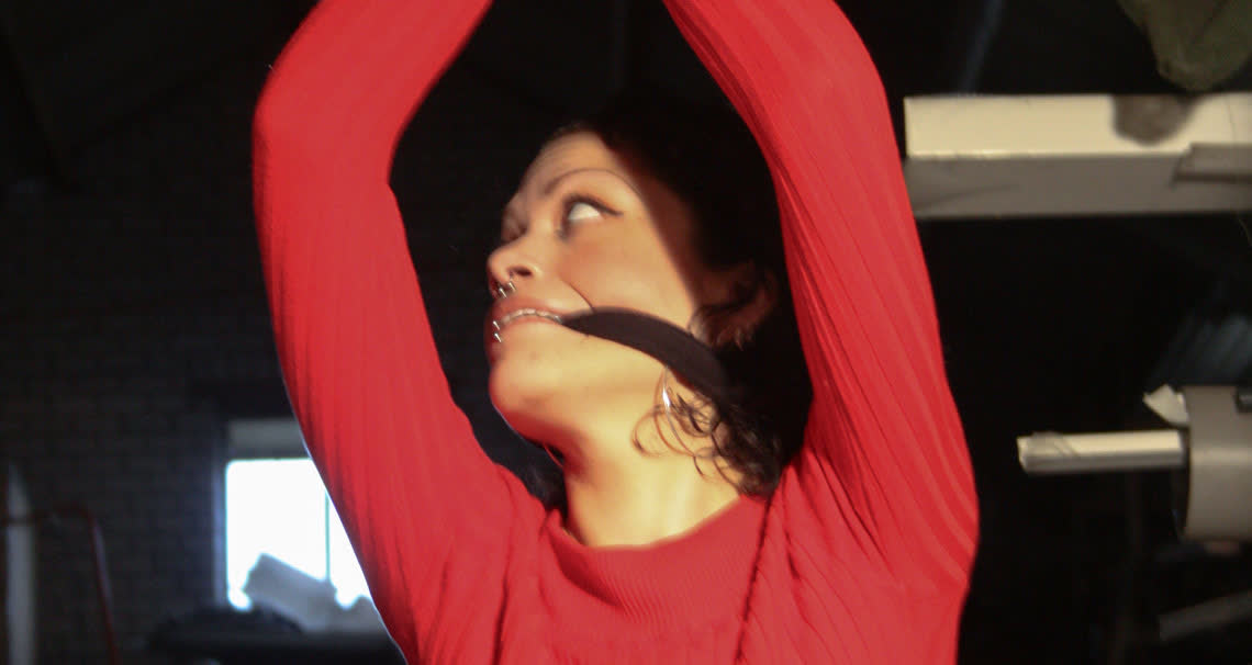 Steffi Tied Up and Cleavegagged